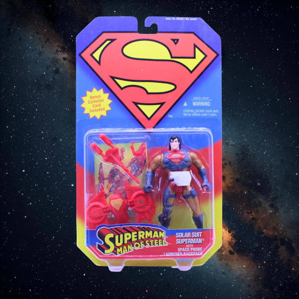 Solar Suit Superman Kenner 1996 OVP | Man of Steel Actionfigur | hoppla-stuff.de